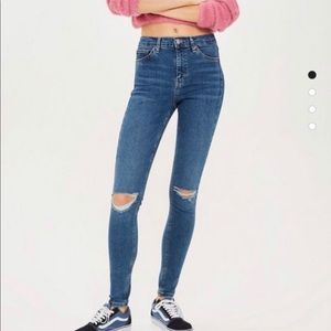 Brand new top shop Jaime jeans